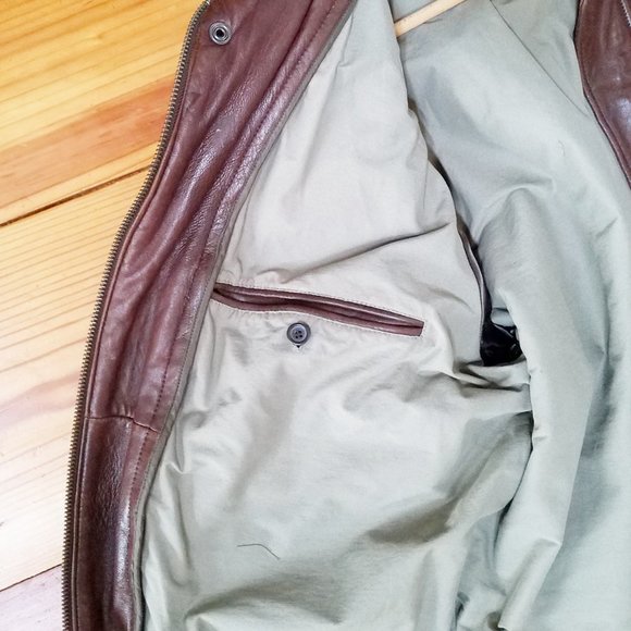 Johnston & Murphy Lambskin Leather Jacket XL - Picture 5 of 9